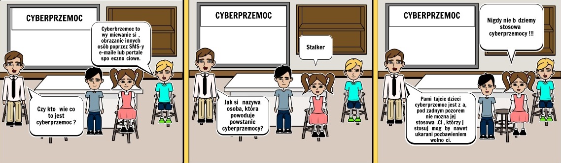 Komiks stworzony przez uczniów SP 355 w Warszawie
